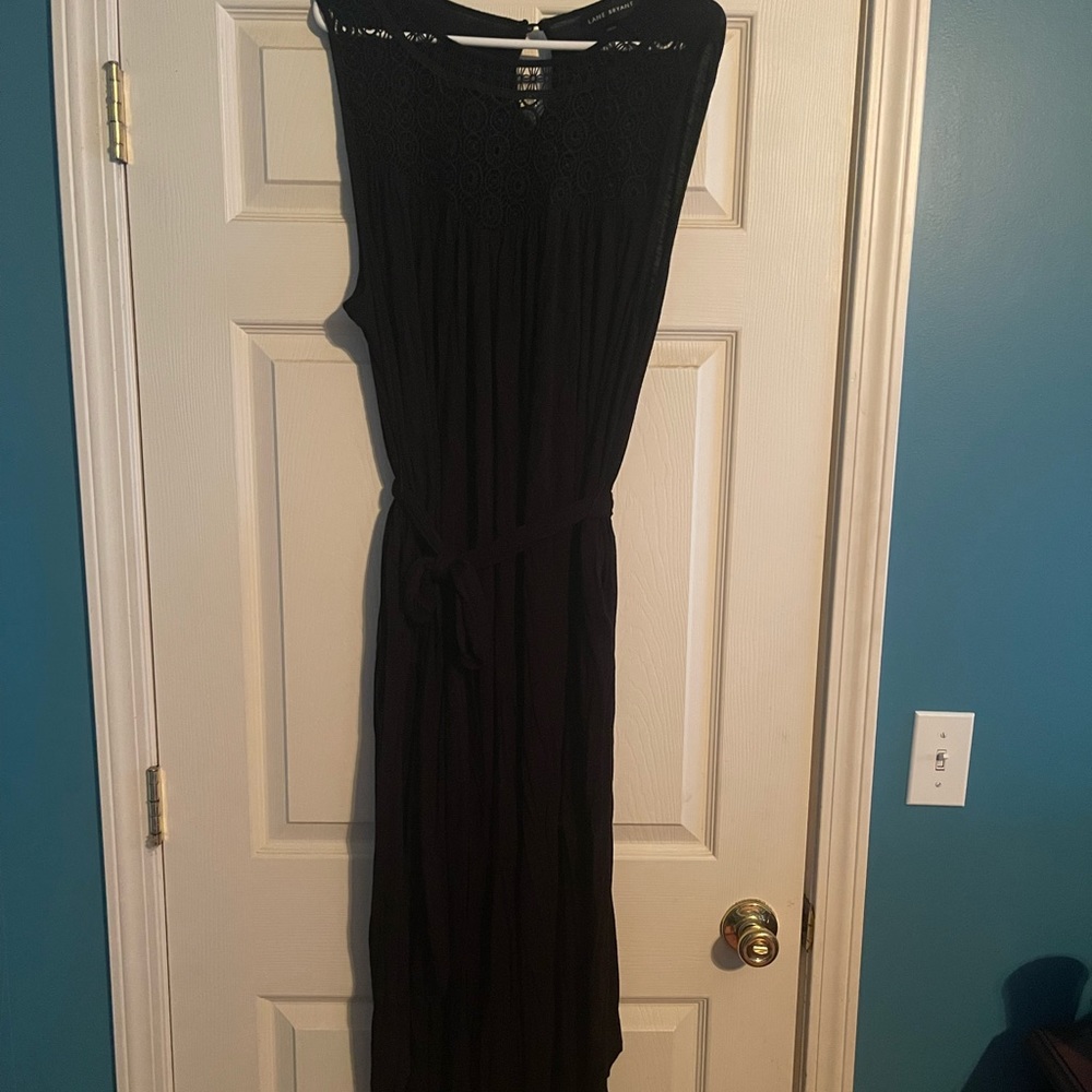 Lane Bryant Black Maxi Dress